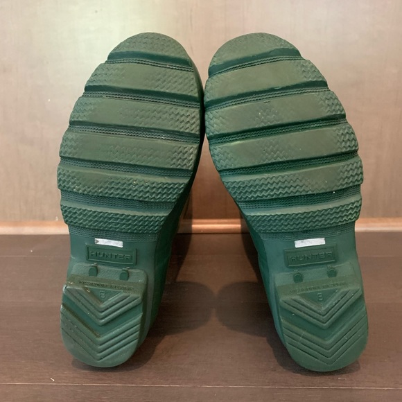 Hunter Original Tall Matte Green Rain Boots US 5 - Picture 5 of 8